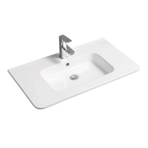 Lavabo de porcelana un seno centrado CB-3007