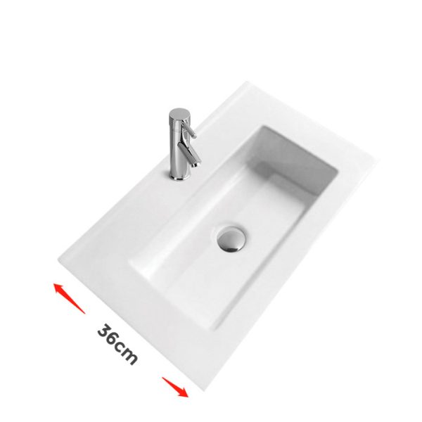 Lavabo encastrado Fondo reducido Thin 36cm