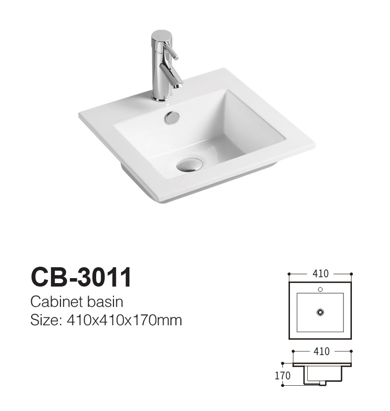 Lavabo Encastrado Para Mueble Baño 41x41