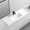 Lavabo Encastrado Para Mueble Baño Fondo Reducido 36cm