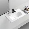 Lavabo Encastrado Para Mueble Baño Fondo Reducido 36cm