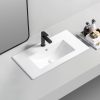 Lavabo Encastrado Para Mueble Baño Fondo Reducido 36cm