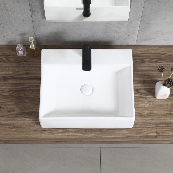 LAVABO SOBRE ENCIMERA RECTANGULAR 029 | 51x43 cm