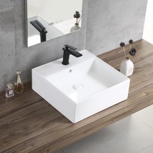 Lavabo Square blanco 033 | 46x46x16cm