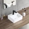 Lavabo sobrencimera de porcelana 034 | 33x28x12cm